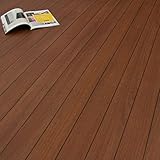 PVC Bodenbelag Bootsdeck Teak Red Endless 536 mit Textilrücken (Musterstück DIN A4)