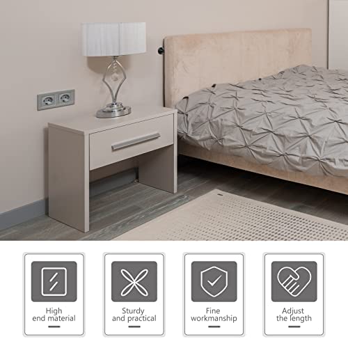 LUOZZY 2 peças rolha de moldura de cama rosqueada ajustável estrutura de cama ferramenta anti-agitaç