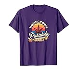 Homegrown Pakalolo Hawaiian Pot Leaf Retro Sunrise T-Shirt