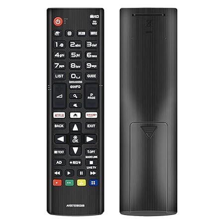 New Universal Remote Control for L_g Tv Replacement for LCD Led HDTV Smart Tvs Remote - Black