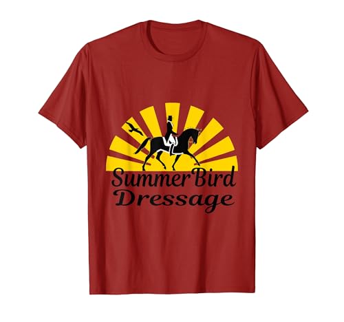 Summerbird Dressage Horse and rider Shirts T-Shirt for Men Women Kids