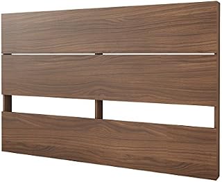 Nexera Plank Effect Headboard, Queen, Walnut