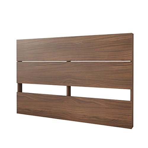 Nexera Plank Effect Headboard, Queen, Walnut