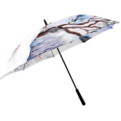 Parapluie Parasol Super Art-Long grand mât rigide contre vent et UV
