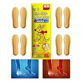 Plantillas para calentar los pies, 5 pares de plantillas térmicas transpirables, calentadores de pies autocalentantes para calzado, hombres y ancianos caminando caminar trabajando correr invierno