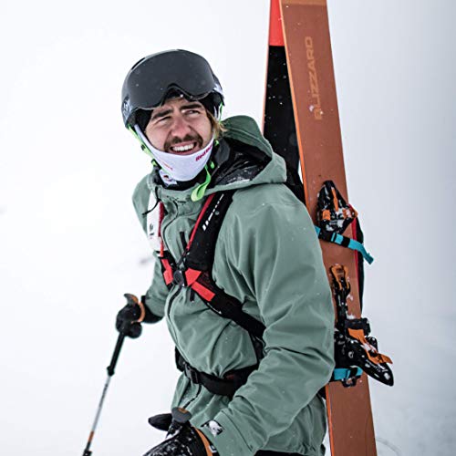 USWE Pow 16L, Ski and Snowboard Backpack with Back Protector, for Men and Women. Insulated Snow Hydration Pack with Thermo Cell Freeze Protection. Bounce Free. Black. - Thumbnail 6