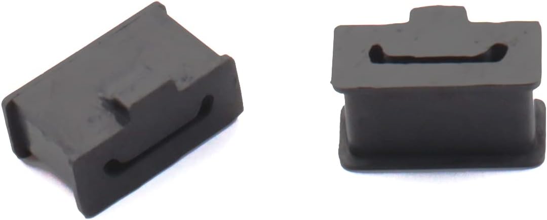 1 Pair Rubber Muffler Mount Compatible with Harley Touring Road King Street Glide CVO (Replace 65724-85)