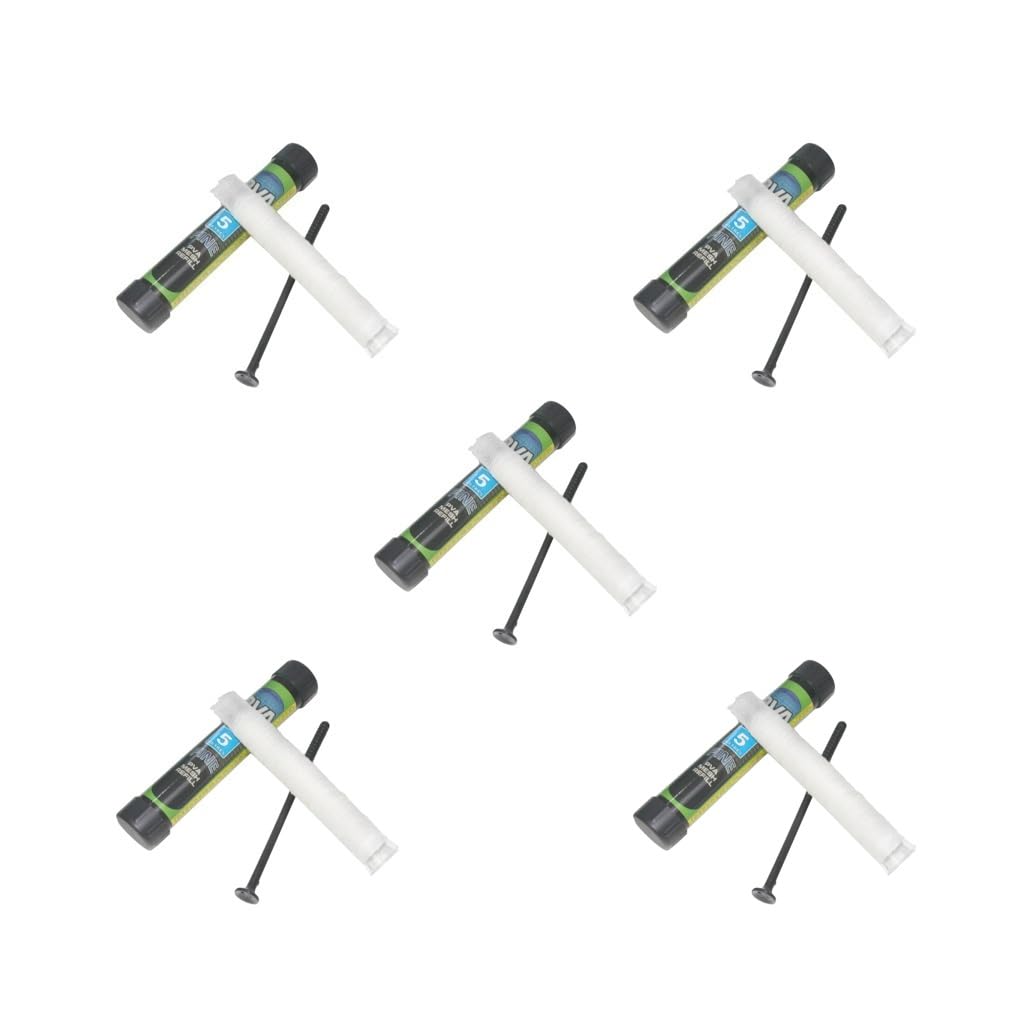 Lot de 5 sacs de recharge universels en maille PVA pour pêche à la carpe 25 mm