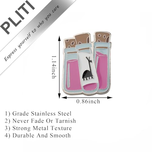 Image of PLITI Llama Cartoon Inspired Gift Llama Gift Yzma Gifts Poison Llama Brooch Pin For Fans