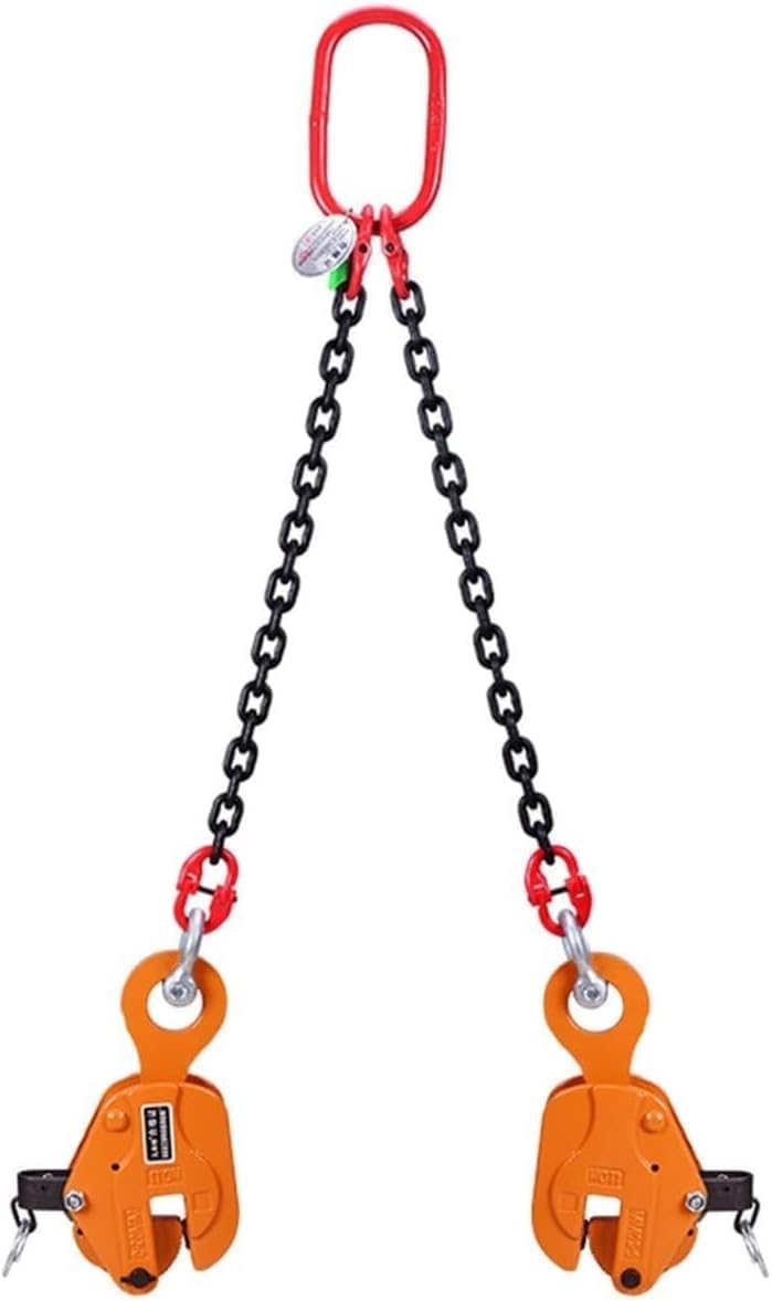 Lifting clamp Industrial Alloy Steel Lifting Hook Plate Vertical Clamp, Suitable For Lifting And Construction Work. Fixing device(2t,1M)