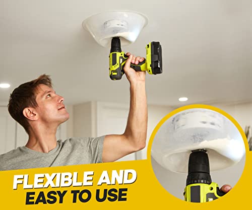 Hole Saw Dust Bowl - Dust Bowl for Hole Saw, for Installing Recessed Lights and Works with All Hole Saws