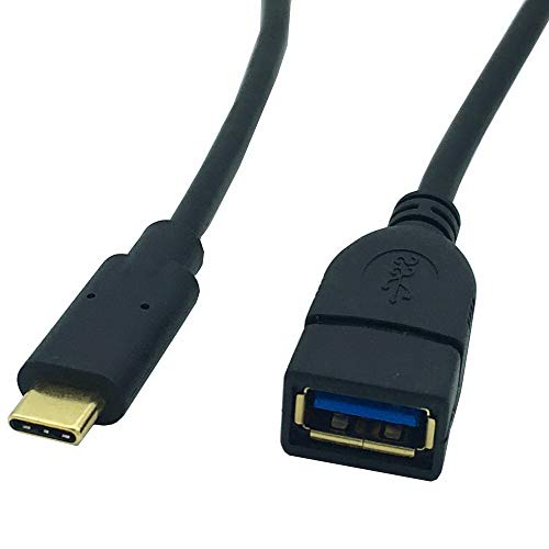 USB 3.0 変換アダプタ, 高速USB-C 3.1 オス to USB-A 3.0 メス ケーブル 超高速データ転送(最大5Gbps) USB Type-C機器対応 変換 延長 コネクタ