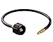 SHINESTAR 24Inch RV Propane Pigtail Hose Connector with Type 1 Connection x 1/4 Inch Inverted Male Flare- 2 feet