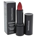bareMinerals Statement Luxe-Shine Lipstick, Hustler, 0.12 Ounce
