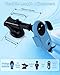 Wireless Car Charger, Auto-Clamping 3-in-1 Phone Mount - 15W/10W/7.5W Fast Charging Car Accessories Compatible with iPhone 16/15/14/13/12/11/Xs/XR, Samsung S23 Ultra/S22/S21/S20/S10+/S9(Blue)