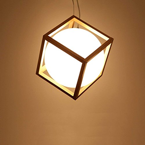 Lámpara de madera maciza GZ Chandelier para salón y comedor moderno