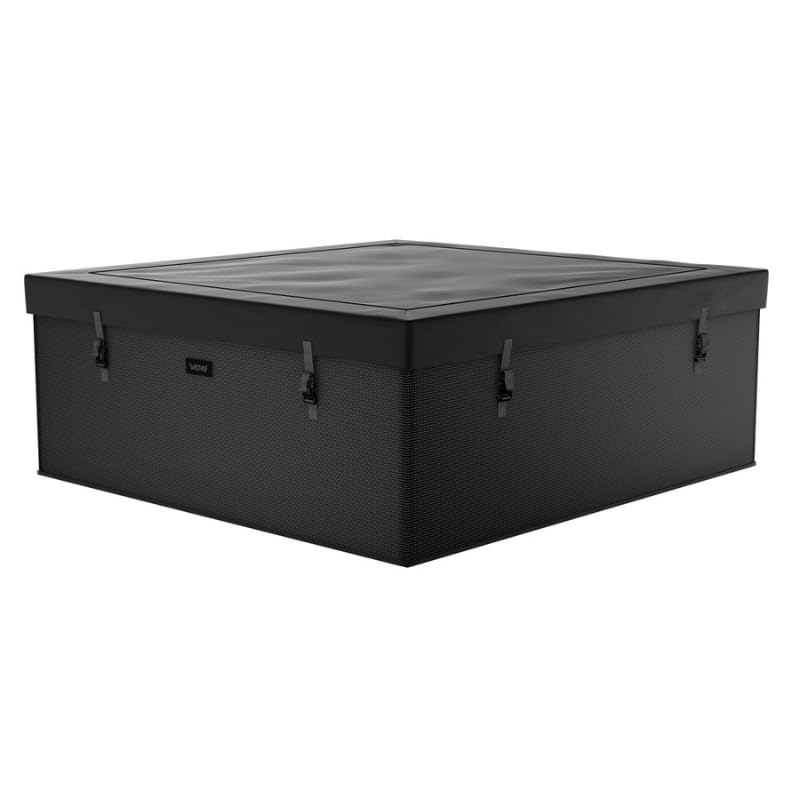 Spa Semi-Rigide Netspa Idaho - 6 Places Coloris Charcoal Noir 70/90 Airjets massants
