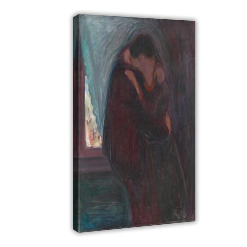 Impression sur toile The Kiss : sublimez votre espace avec une décoration murale de bureau