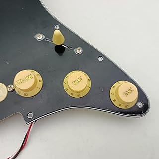 Chargé préwired SSS Choix de pickGuard Ensemble Harnais Alnico 5 Pickups Pickguard Guitare chargé – Image 2