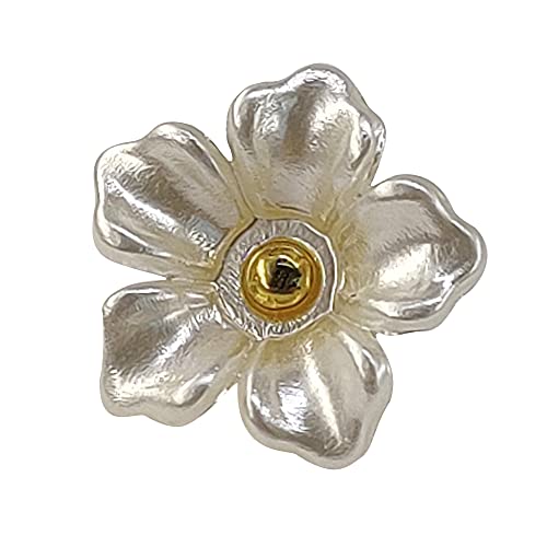Craftisum Faux Pearl Colored Blooming Flowers Resin Shank Buttons 20 Pcs by craftisum - Used condition - Image 4