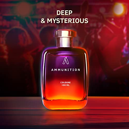 Ustraa Ammunition Cologne - 100 ml - Perfume for Men | Deep, Mysterious Fragrance of the Night | Long-lasting Fragrance | Fresh, Spicy and Musky... - Image 5