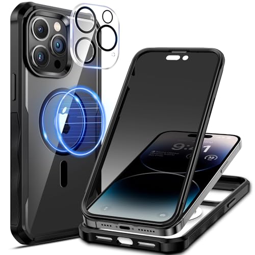 iPhone 14 Pro 360 Grad Hülle von Seacosmo mit Sichtschutz