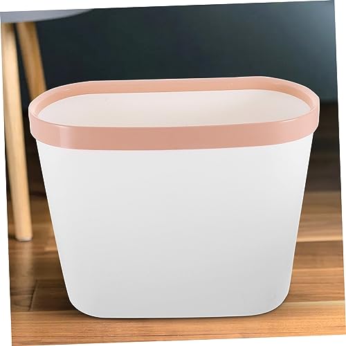 Caneca de basura rectangular 12.6x10.63x5.51 pulg capacidad grande miniatura 4