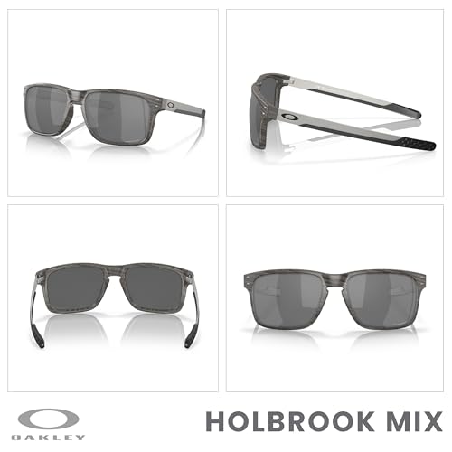 OAKLEY Holbrook Mix OO9384 Rectangle Sunglasses for Men+ Bundle Accessory Leash Kit, Microfiber Pouch3
