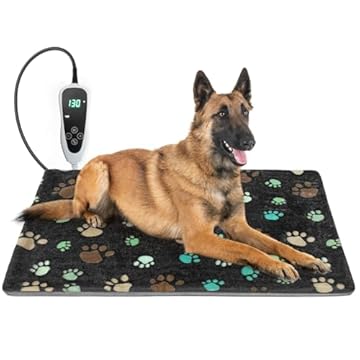 best temperature for dog heating pad