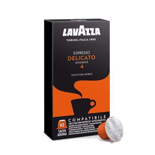 10 Capsule Lavazza Compatibili Nespresso Delicato