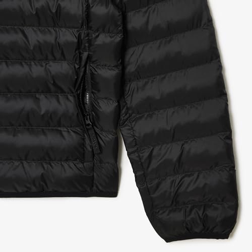 Image of Lacoste mens Quilted Hooded Puffed Jacket