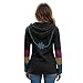 Agan Traders 2026 Embroidered Jackets for Women - Boho Tie Dye Patch Distressed Lightweight Women's Zip Up Hoodies Sweatshirt