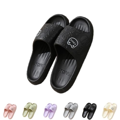 Frog Slippers Cartoon Slippers Summer Female Non-slip Bathroom Couple Home Cute EVA Flip-flops Slippers Outside Wear Men