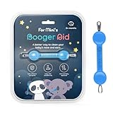 Booger Aid - Gentle, Safe, and Non-Toxic Nose and Ear Cleaning Tool for Infants and Toddlers (Blue, Small)