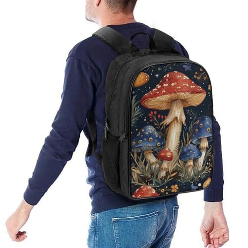 Sac à dos mushroom avec impression 3D vibrante sac d'école
