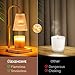 Candle Warmer Lamp Timer Adjustable - Height Wax Melt Electric Light Warming Dimmable Top Melter Heater for Melting Heating Small Jar Candles Gifts Women Mom Birthday Home Desk Decor with 2 Bulbs