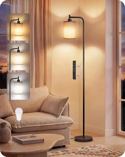 GOEBLESON Dimmable Floor Lamp for Living Room with...