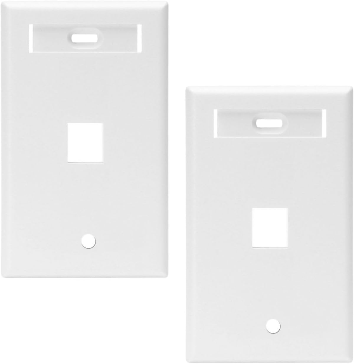 Replacement Part for Leviton 42080-1WS Single-Gang Quickport Wallplate with ID Windows 2 Pack Universal Repair Solution Replacement Component Home Appliance Upgrade Fix Solution
