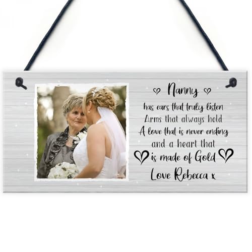 Cartel de madera Niñera personalizada para el cumpleaños de la niñera Decoracion hogar