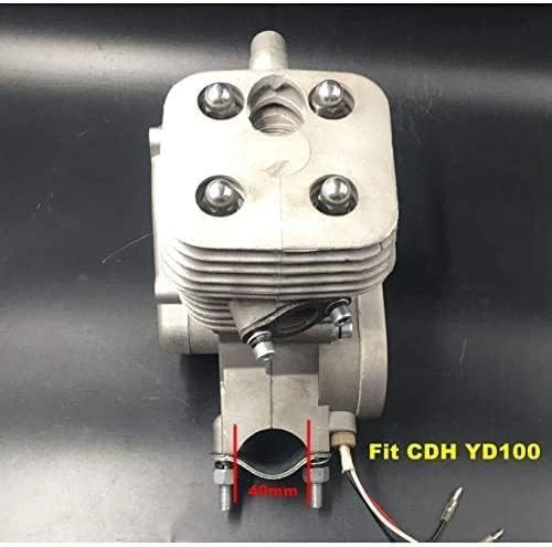 CDHPOWER 1.65 inch Improved Silver CNC Universal Motor Mount for 3.4L Felt Faker Gas Frame - Gas Motorized Bicycle 48cc/66cc/80cc