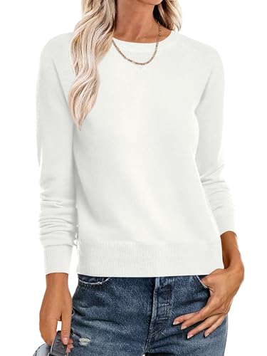 ANRABESS Sweater for Women Long Sleeve Crewneck...