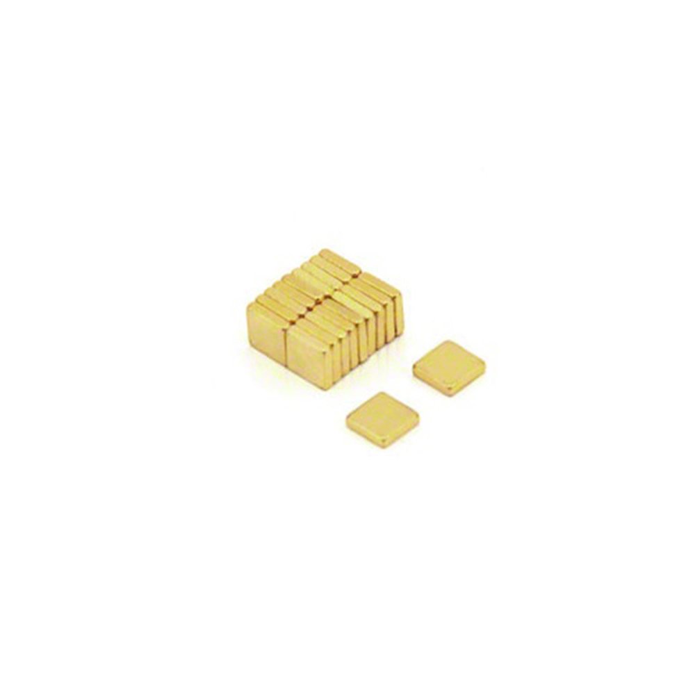Magnete N50 In Oro Neodimio Per Arti, Artigianato, Produzione Di Modelli, Fai -Da -Te E Hobby - 5mm x 5mm x 1,2mm Di Spessore 0,4kg - Pacco Di 400