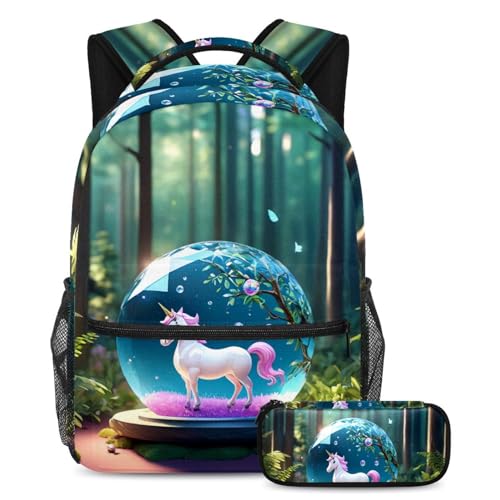 Sac de voyage tendance et cartable licorne pour la rentrée scolaire des filles.