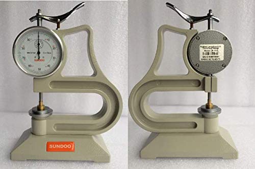 Multi-Probes Rubber Thickness Gauge LP-10-C Medidor de Espesor de Goma, Rango: 0-10mm, Resolución: 0.01mm miniatura 2