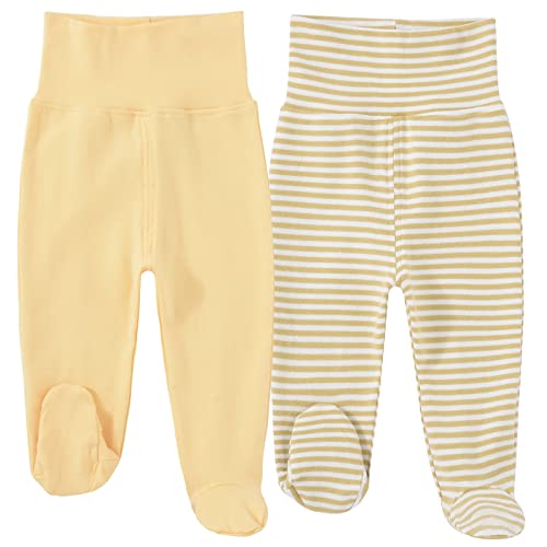 Image of HahaNice Baby Footed Pants Cotton Newborn Leggings 0-12 Months