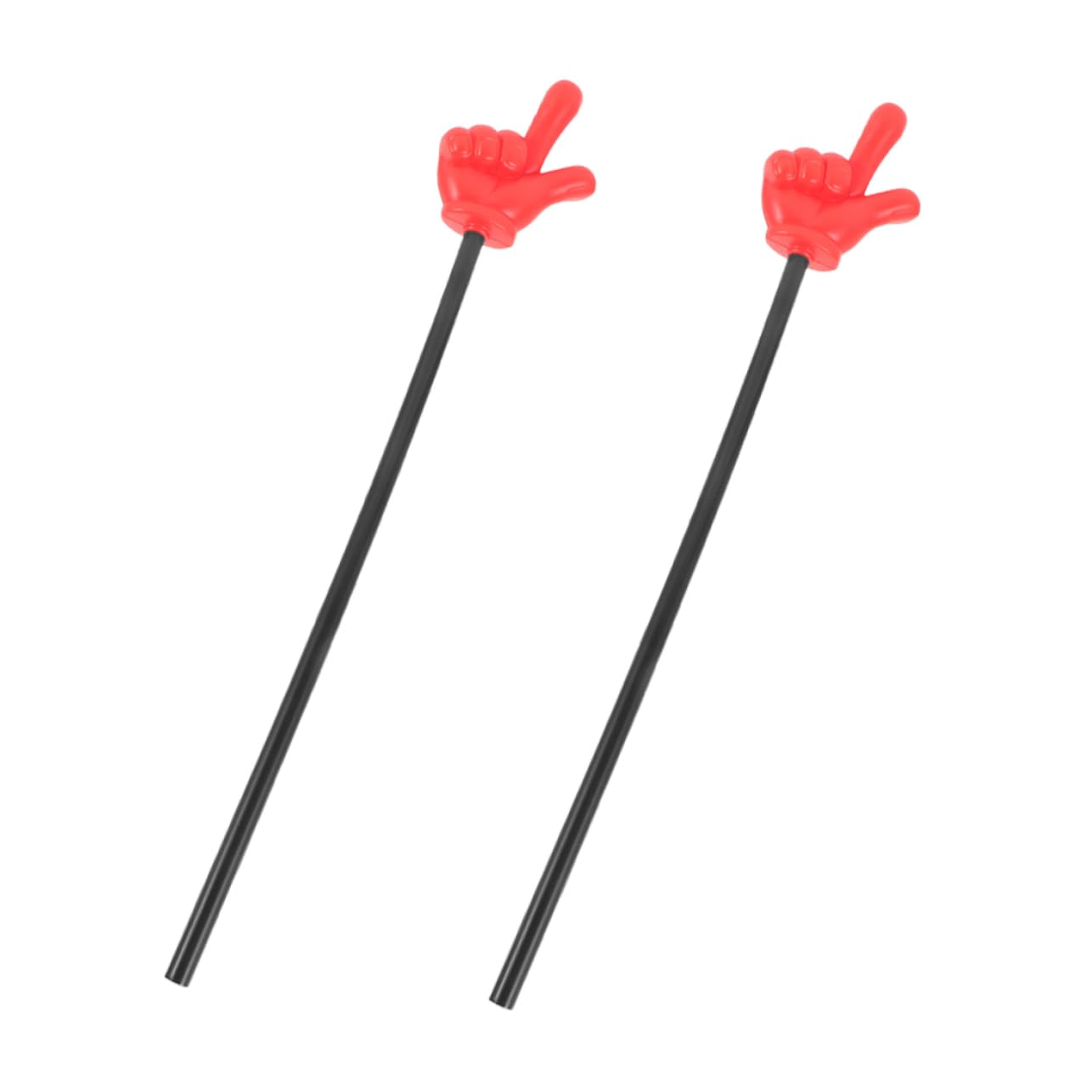 VANZACK 2pcs Plastic Presentation Pointers for Interactive Finger Pointing Sticks for Classroom Games and Parties Handheld Props for Teaching and Role Play Activities