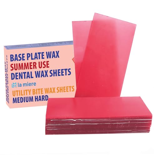 20PCS Summer USE 280G Medium Tough Dental Base Plate Wax Molding Casting Wax Sheet Modeling Filling