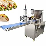 HayWHNKN 7in Automatic Dough Divider & Press Machine - Pizza, Arepa & Pasty Dough Press - 0.12-1.18in Thickness - 110V