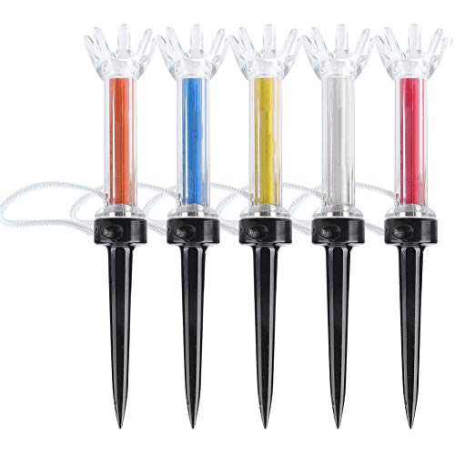 Yuecoom Magnetic Golf tees,5Pcs Flexible Magnetic Plastic Golf Tee Training Practice Tool Accessory for Golfer(90mm)