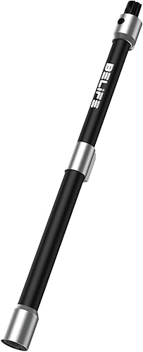 Belife Tubo de metal retráctil, varitas extensibles, varilla telescópica para aspiradora inalámbrica Sliver Belife S10, barra extensora de 17.6 a
